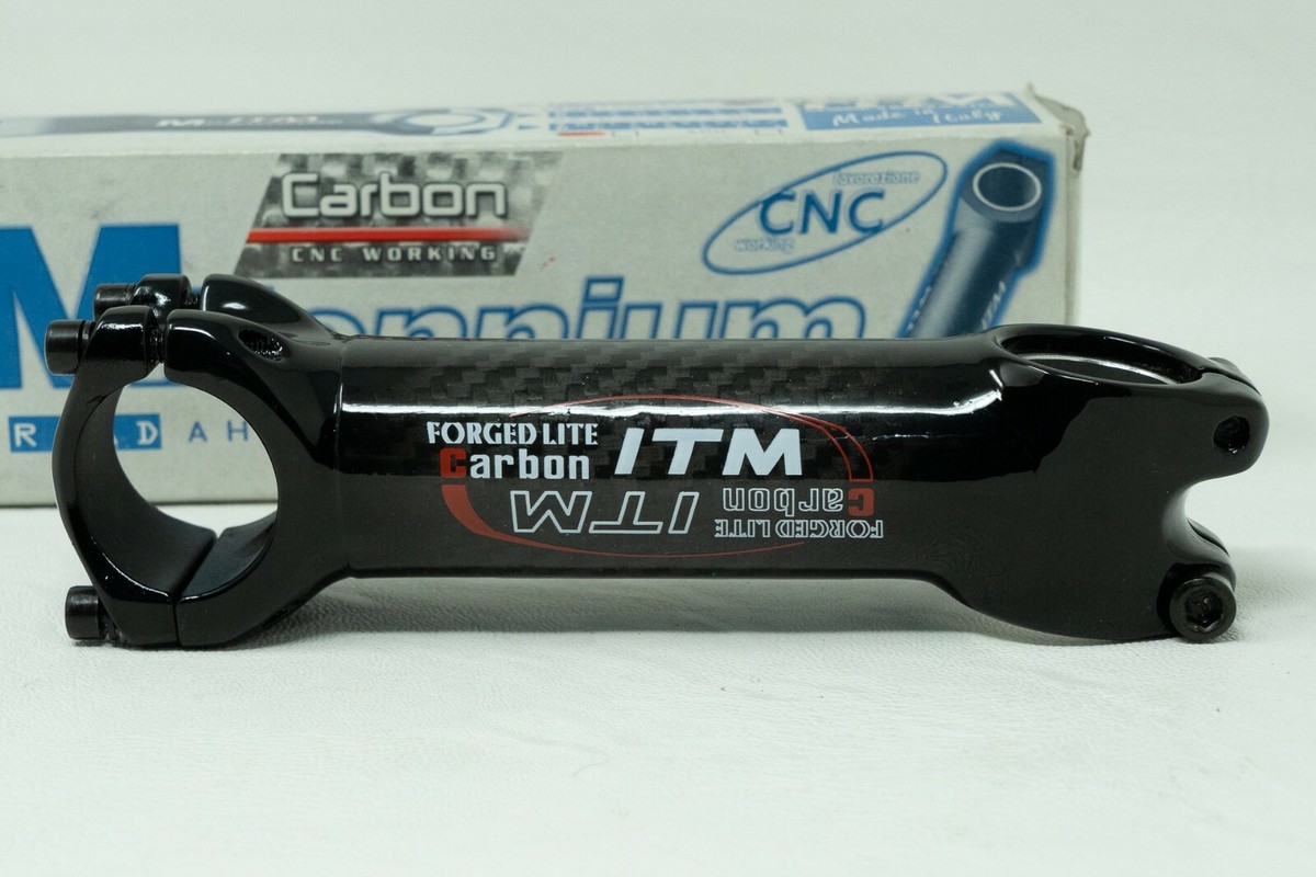 NOS ITM FORGED LITE MILLENNIUM CARBON AHEAD STEM 130 1 1/8