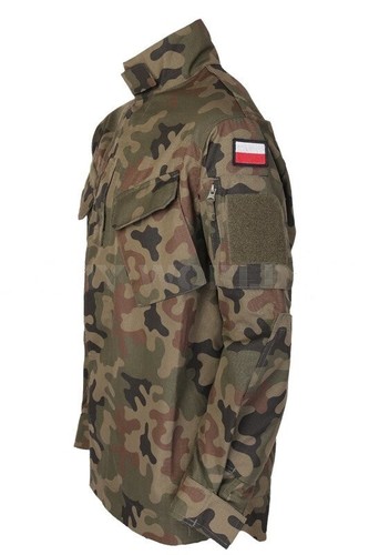 Original Polish Army Uniform Pants & Shirt Woodland Camo Rip-Stop POLAND L/L - Picture 7 of 10