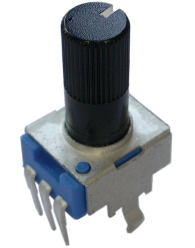 9mm Drehpotentiometer Knopftyp Mono Stereo, liegend stehen viele Werte - Picture 43 of 57