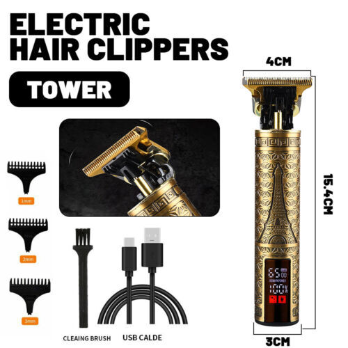 Profi Trimmer Haarschneidemaschine Schneiden Bart Akku Friseur Rasiermaschine - Bild 18 von 27