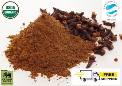 Natural Cloves Ground Powder Pure Organic CLAVO MOLIDO EN POLVO Ceylon Spices.