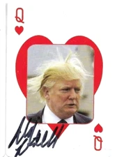 Mike Lindell MyPillow CEO signed autographed PRESIDENT TRUMP trading card QH