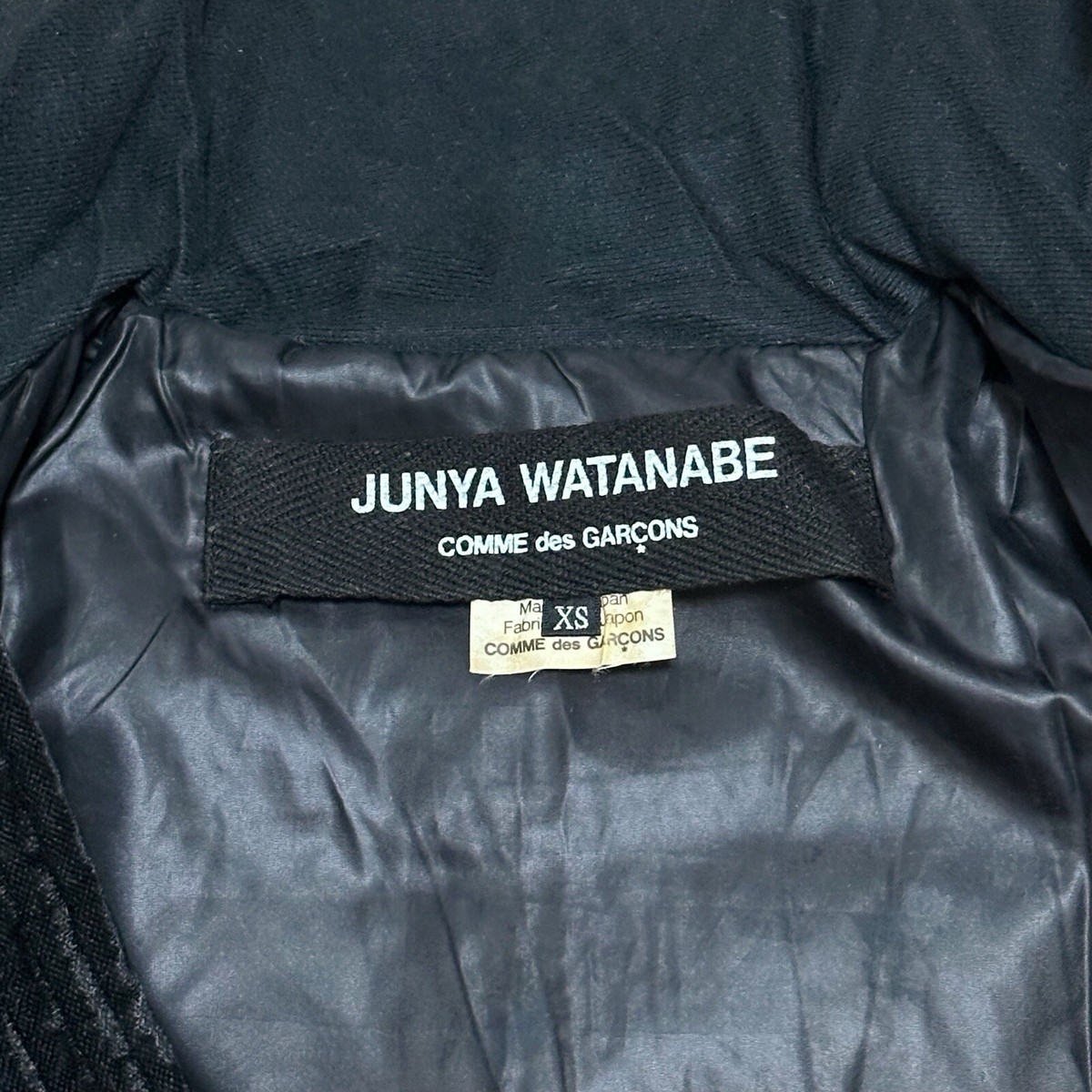 ジャケット・アウター Junya Watanabe 2020 jacket xs JUNYA WATANABE Velour Padded Down Jacket | eBay