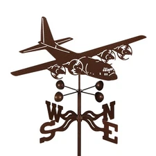 EZ Vane: HEAVY DUTY Steel C130 Airplane Weathervane