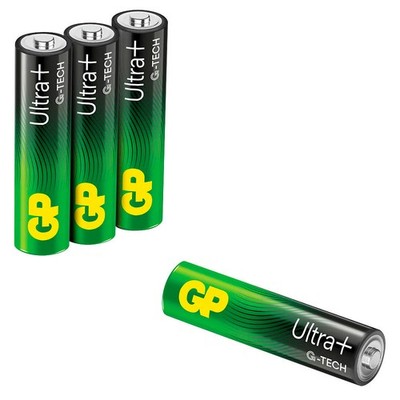 GP Batterie ULTRA PLUS Alkali-Mangan Micro AAA 1,5 V, 4 St.