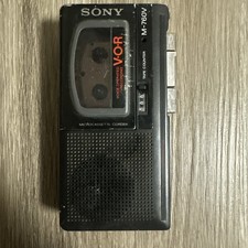 Sony M-760V Clear Voice MicroCassette Recorder As Is Untested
