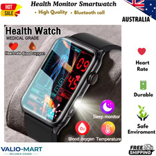 Heart blood pressure sugar medical grade bluetooth monitor glucose smart watch62