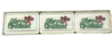 Kathrine Gray Vintage Merry Christmas French- Milled Soap Pack Of 3