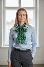 Irish Shamrock Scarf Business Casual Celebration St Patricks Day Cute Green
