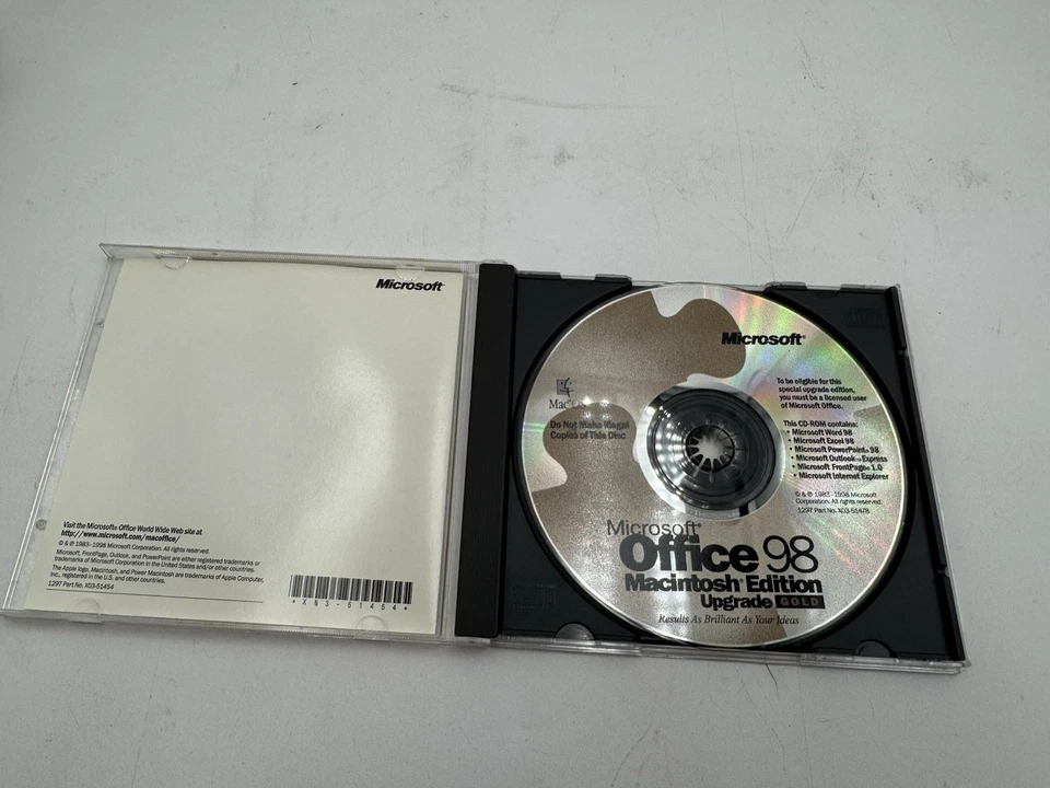 Microsoft Office 98 Macintosh Edition Gold - Image 2 of 2