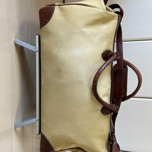 Ettinger Beige Shoulder Bag Canvas & Leather UK Made Elegant Tote New - Bild 5 von 7