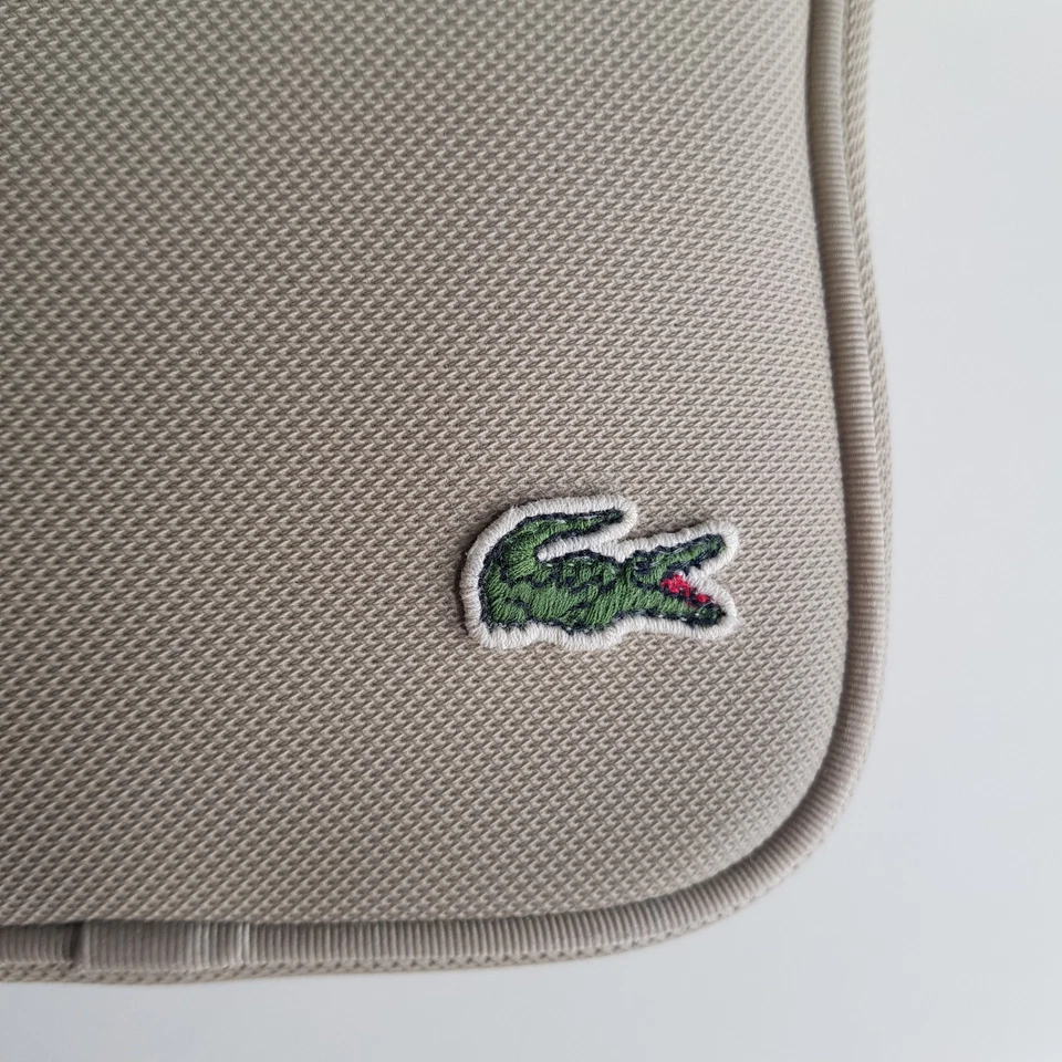 Lacoste Beige Zip Up Bag - Image 2 of 4