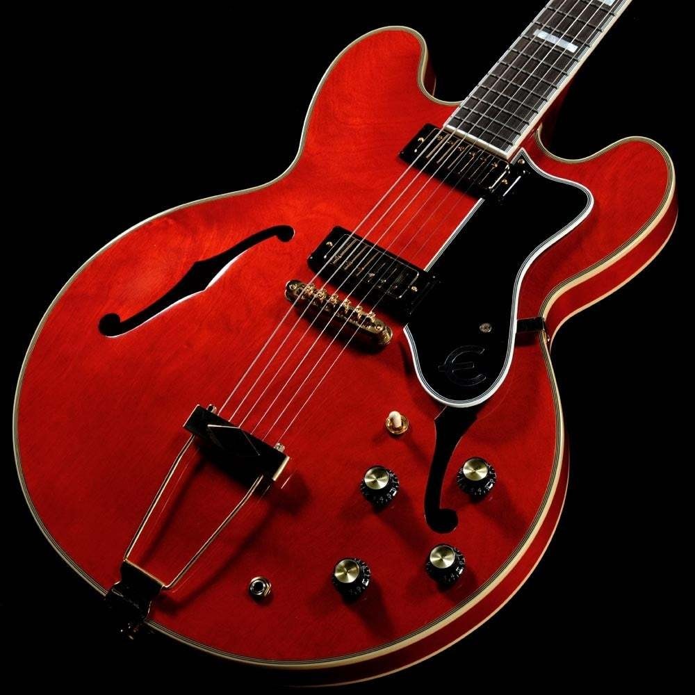 Epiphone Masterbilt Gem Archer Sheraton Cherry Red Electric Guitar Used