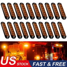 4PCS -20PCS 6 LED Clearance Side Marker Light...