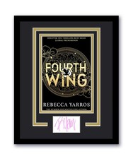 Fourth Wing Rebecca Yarros Autographed Signed 11x14 Framed Photo ACOA Fourth Wing Rebecca Yarros Autographed Signed 11x14 Framed Photo ACOA