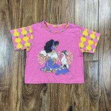 Vintage 90s Disney Esmeralda And Djali T  Shirt Hunchback of Notre Dame Kids M/L