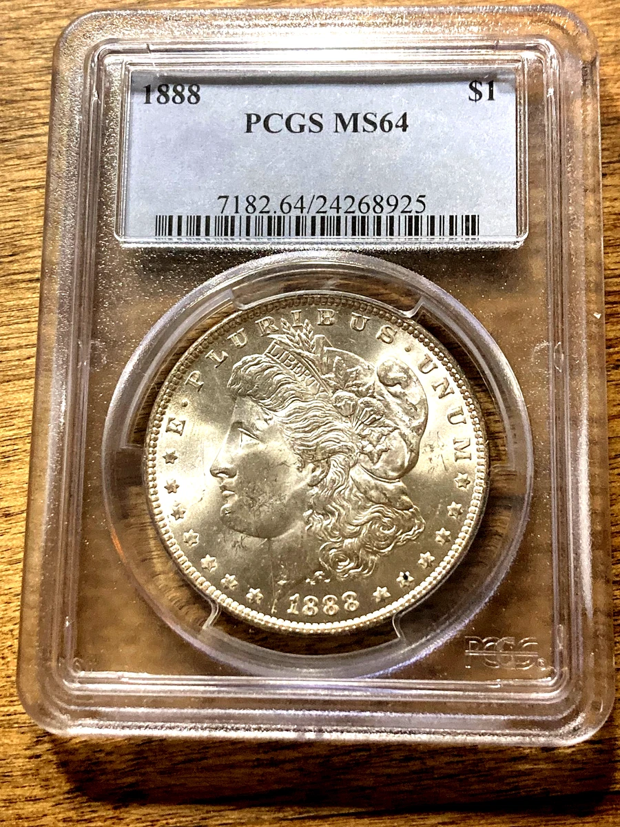 MS 64 Graded 1888 Year Morgan US Dollars (1878-1921) for sale | eBay