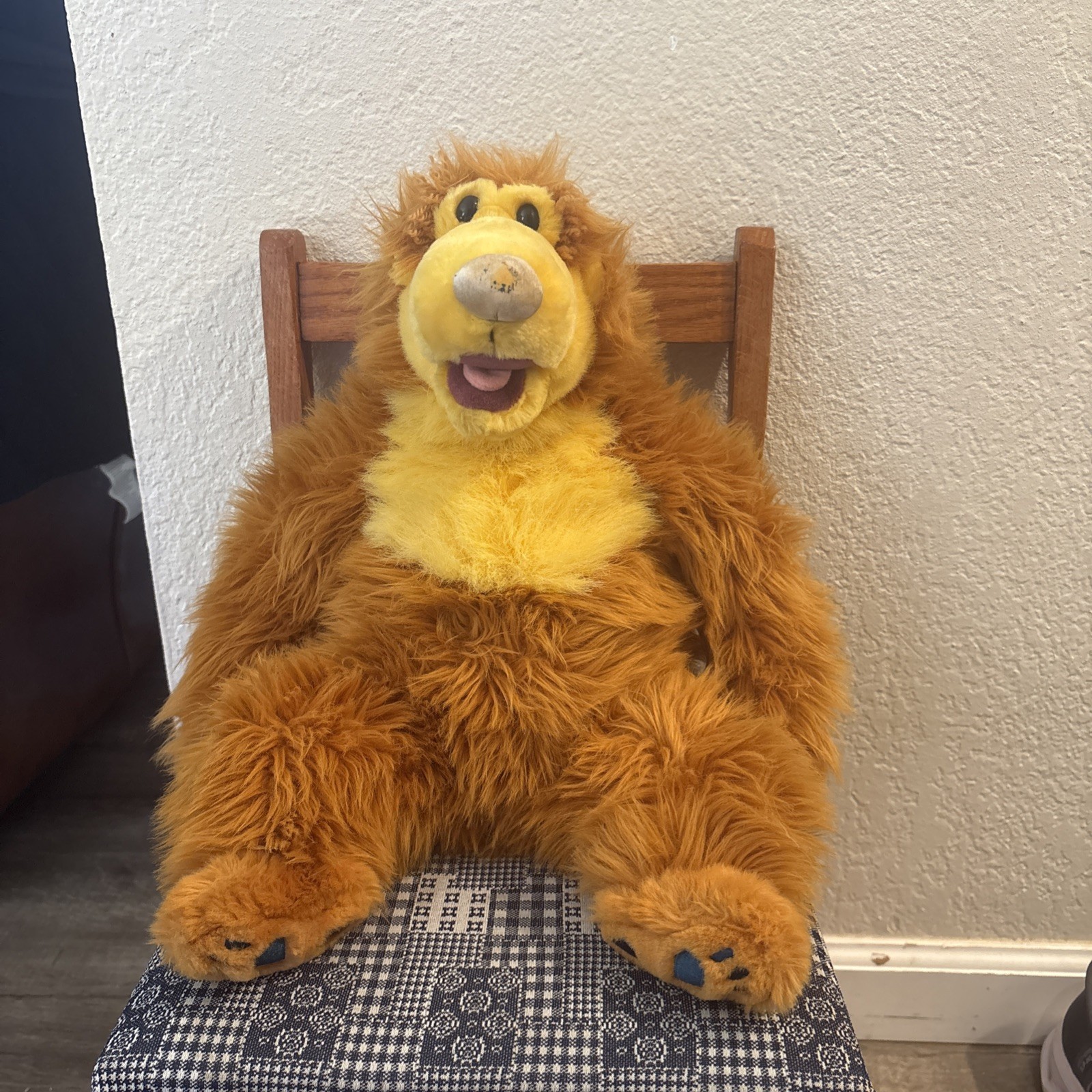 Vintage Bear In The Big Blue House Plush Stuffed Toy 18 Inch Disney Store READ