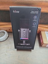 FIFINE AM8 Desktop Microphone Black USB-C XLR Streaming Recording