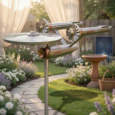 Stern Garten Windmühle Metall Eisen Outdoor Garten drehbar Motorrad Windmühle