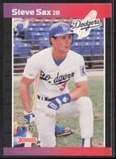 1989 Donruss Steve Sax Los Angeles Dodgers #84