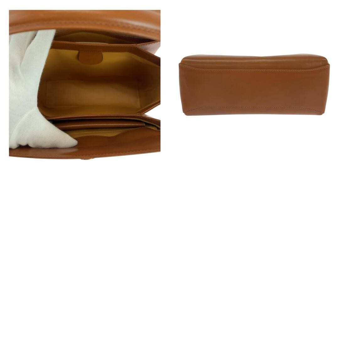 GUCCI Bamboo Leather Handbag Brown Gold Hardware Used Elegant Designer thumbnail 4