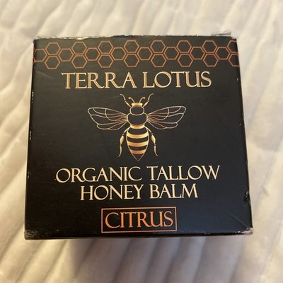 Terra Lotus Organic Tallow Honey Balm Citrus 2oz Handcrafted USA 100% Natural