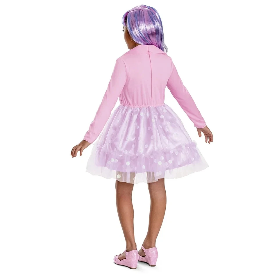 Disfraz Niñas Arco Iris Alto Violeta Sauce Clásico Disfraz M 7-8 Foto 2 de 4