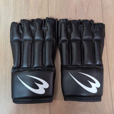 Body Maker Open Finger Gloves Free Size MMA Fighting Training Gear