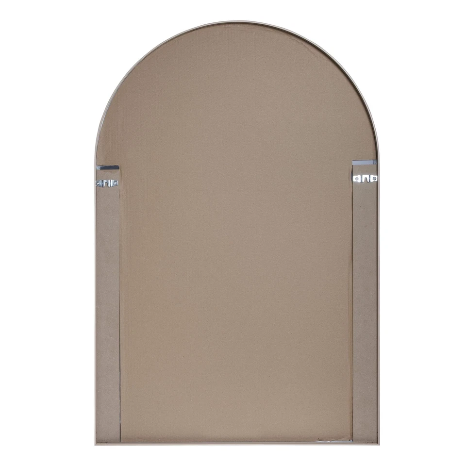 24x36 Inch Rounded Arch Metal Wall Mirror, Mirror for Entryway, Living Room, ... - Image 4 of 4