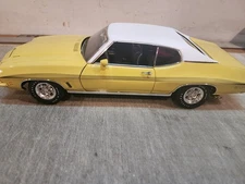 ACME 1:18 1972 PONTIAC GTO LEMANS VT  YELLOW - A1801227 -FREE SHIP-4 PIECES LEFT