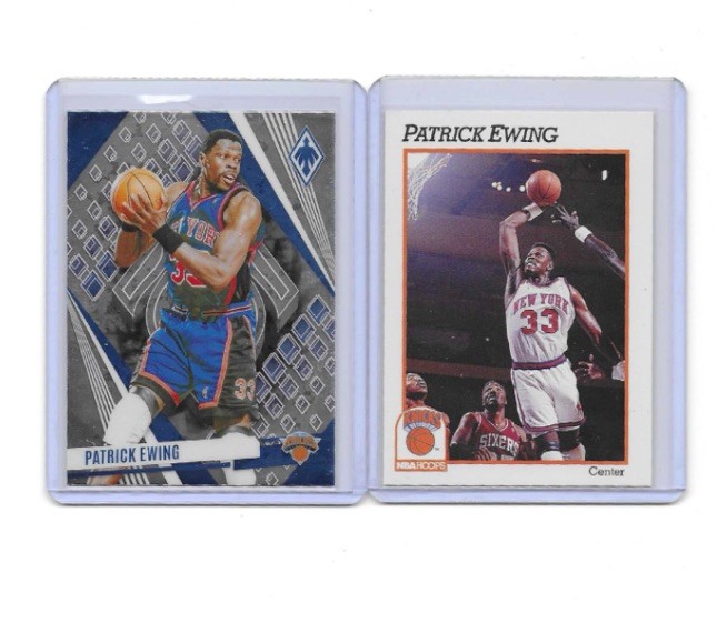 (2)  Patrick Ewing 2023-24 Panini Phoenix #181 & 91-92 Hoops #140! KNICKS 🏀! 