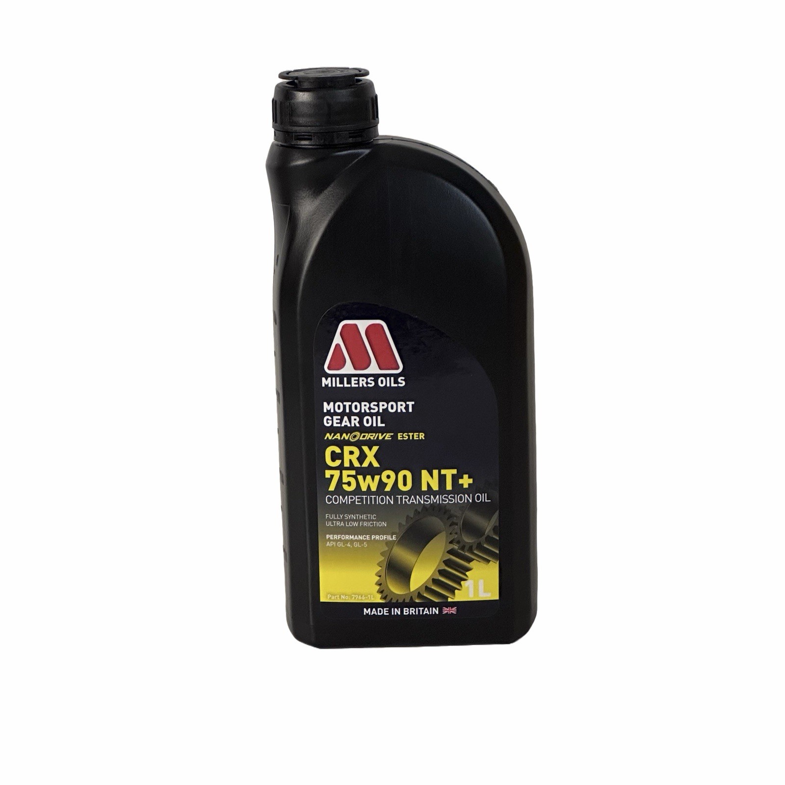 Millers Oils Motorsport CRX 75w-90 75w90 NT+ Fully Synth Gear Oil - 1L