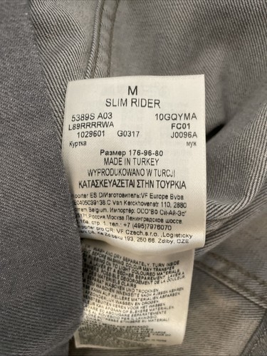 Chaqueta vaquera LEE Slim Rider - más cómoda y sexy - gris - algodón - mediana - Imagen 10 de 10