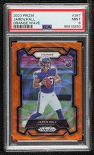2023 Panini Prizm Rookies Orange Wave 39/60 Jaren Hall #367 PSA 9 MINT 0nr3