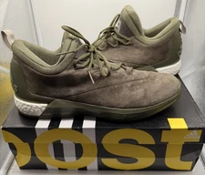 Adidas Crazylight Boost 2.5 Low Size 11 Cargo Green Harden Basketball Shoes