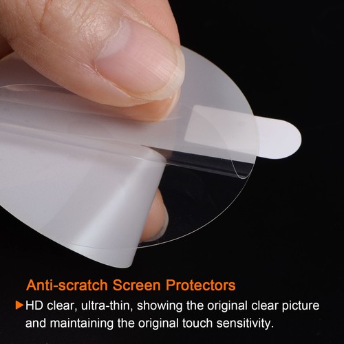 5pcs 30mm Soft TPU Anti-scratch HD Clear Round Watch Glass Screen Protectors - Zdjęcie 4 z 7