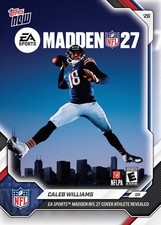 Caleb Williams 2027 Madden NFL Cover Topps NO...