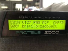 E-mu Display Replacement - Proteus 1000/2000/Virtuoso/Lead/Mo' Phatt/B-3