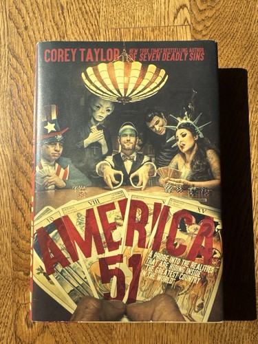 Corey Taylor America 51 SIGNED HARDCOVER 2017 AUTOGRAPHED w/ PROOF COA Slipknot - Bild 1 von 7