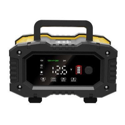 FOXSUR 12V/24V Automotive Battery Chargers With LCD Digital Display For Car TVML