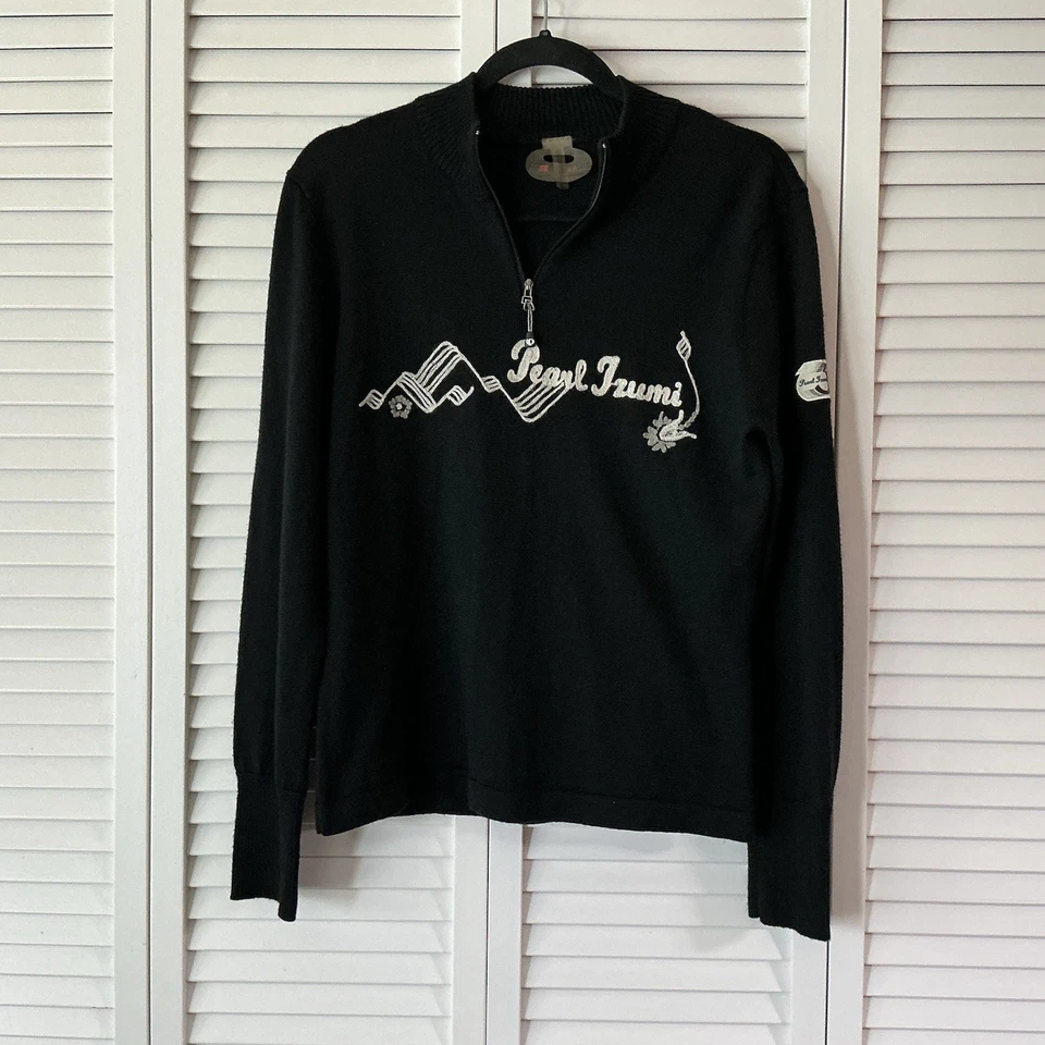 Женский велосипедный свитер Pearl Izumi размер L черный шерстяная смесь гладкий стильный - Изображение 4 из 4