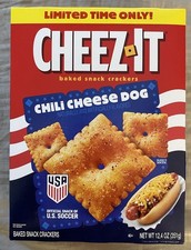 NEW LIMITED CHEEZ IT CHILI CHEESE DOG FLAVORE...