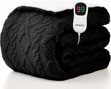 Heated Electric Blanket Twin Size-62"X84" Heating Blanket with 10 Heating Levels