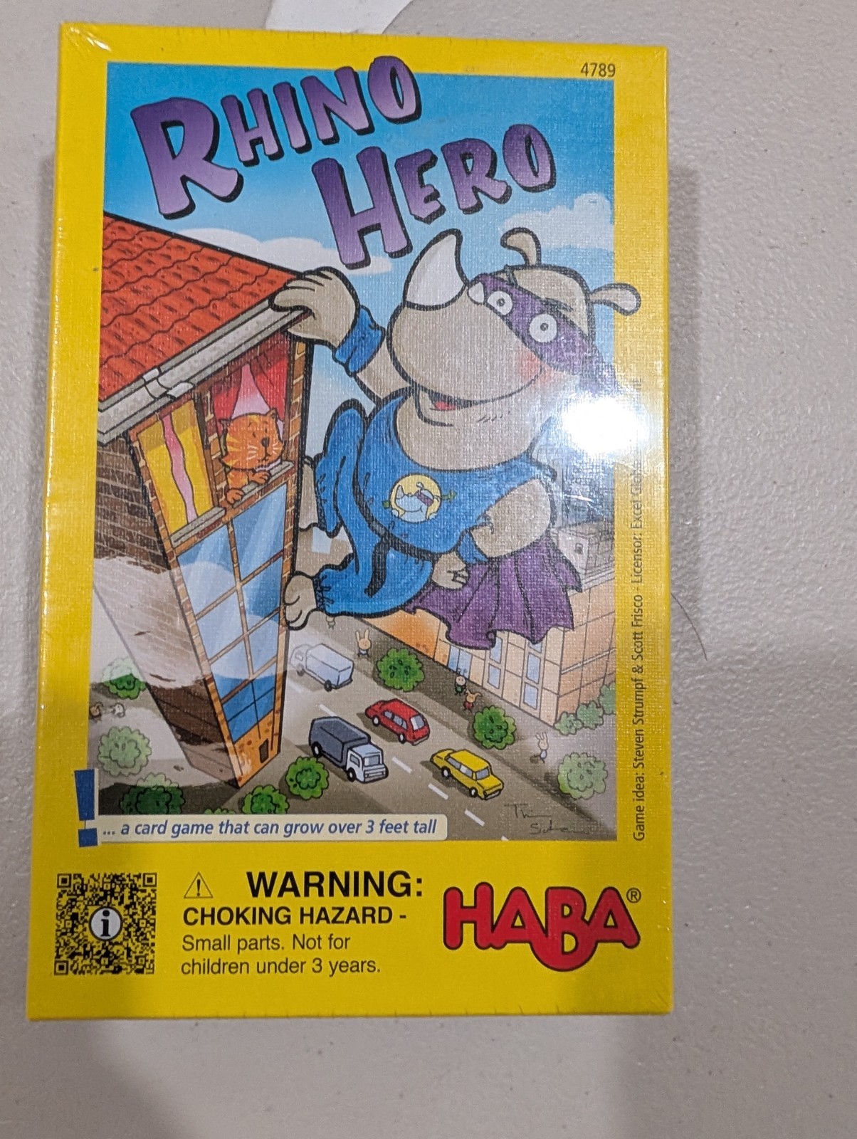 Rhino Hero Stacking Balancing Dexterity Card Game HABA New Sealed | eBay