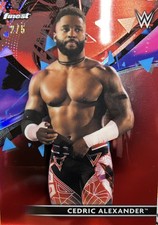 Cedric Alexander Red Refractor /5 Topps WWE 2021 Finest 