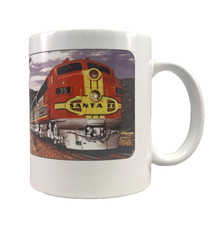 Santa Fe Railroad Train Coffee Mug | Super Chief | 11 Ounce | Made in the USA