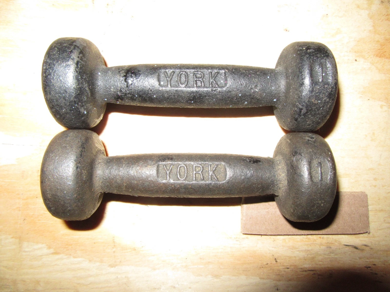 Vintage YORK 1 Pound Bun Dumbbell Set
Opens in a new window or tab