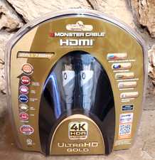 New HDMI 4K HDR UltraHD Gold 6 Foot Monster Cable
