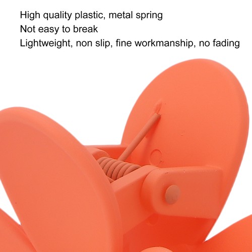 Blumenhaarklammer Große Non Slip Matte Nette Frauen Mädchen Haar-Accessoires TOS - Bild 2 von 23